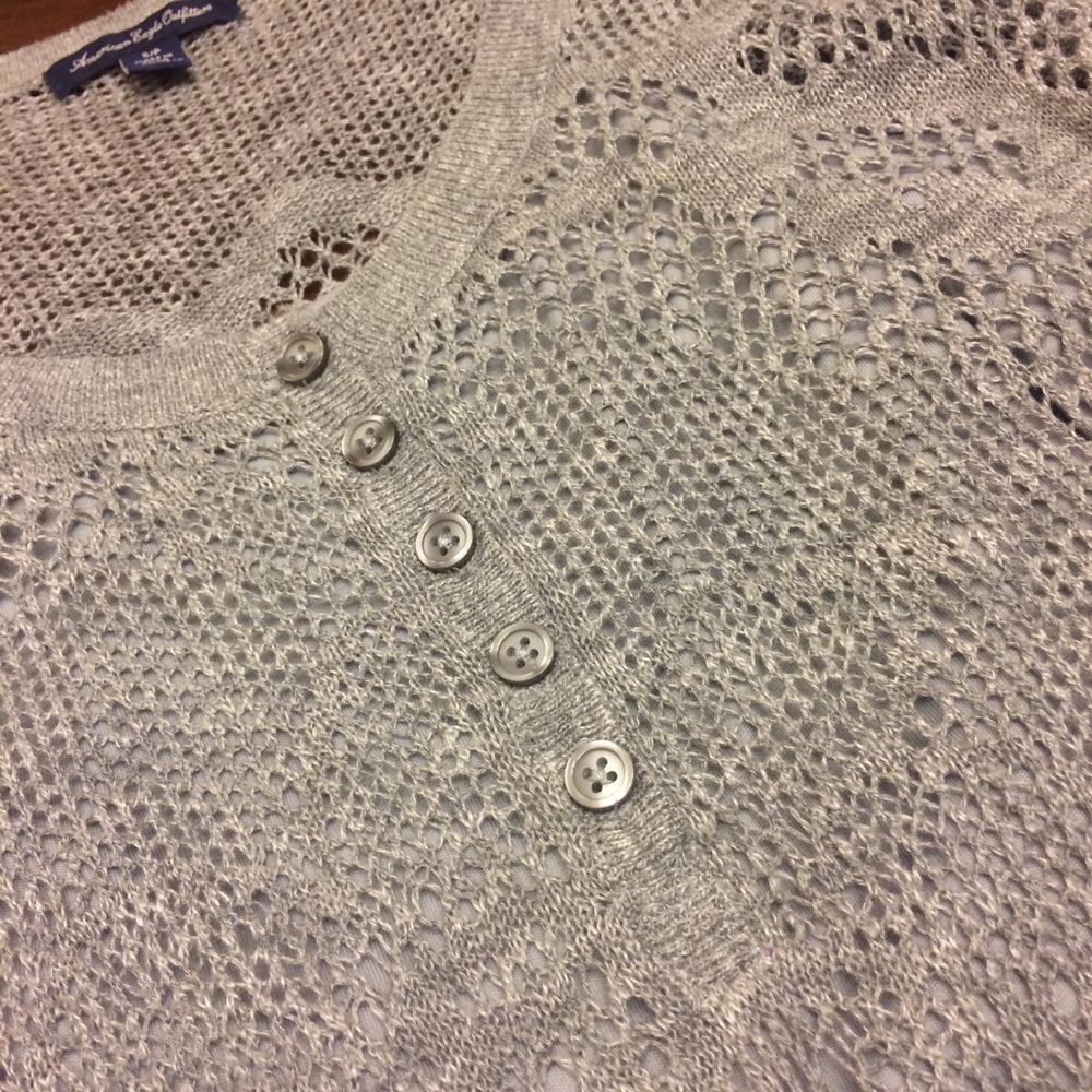 Crochet American Eagle long sleeve dress size sm - Picture 2 of 7